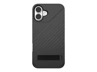 ZAGG Denali Snap - Baksidedeksel for mobiltelefon med stativ - MagSafe-samsvar - termoplast-polyuretan (TPU), grafen - for Apple iPhone 16 Plus
