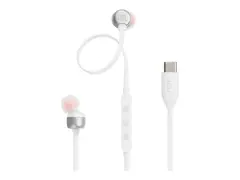 JBL TUNE 310C USB - Ørepropper med mikrofon i øret - kablet - USB-C - hvit