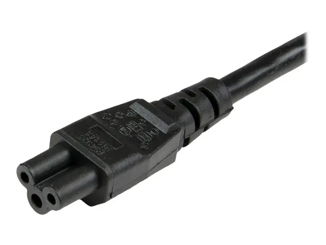 StarTech.com 1m (3ft) Laptop Power Cord, EU Schuko to C5, 2.5A 250...