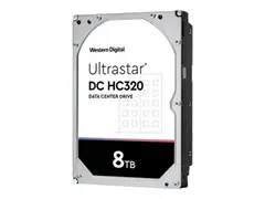 WD Ultrastar DC HC320 - Harddisk - 8 TB - intern 3.5&quot; i 3,5 tommer leder - SAS 12Gb/s - for Ultrastar Data102 SE4U102-102; Ultrastar Data102; Data102 SE4U102-102