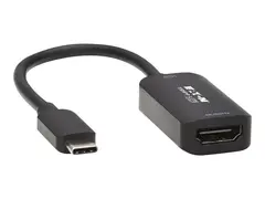 Eaton Tripp Lite Series USB C to 4K 60Hz HDMI Adapter, HDR, DP 1.4 Alt Mode, HDCP 2.2, Black Video/lydkabel - 24 pin USB-C hann reversibel til HDMI hunn - 15.2 cm - svart - 4K-støtte