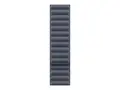 Apple - Klokkestropp for smart armb&#229;ndsur 46mm - M/L-st&#248;rrelse - marinebl&#229; - for Watch Herm&#232;s Series 9, SE 3, Series 10, Series 11, Series 8, Series 9, Ultra 2, Ultra 3