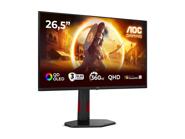 AOC Gaming Q27G4SDR - G4 Series OLED-skjerm gaming 27" (26.5" synl...