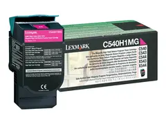 Lexmark - Høy ytelse - magenta - original tonerpatron LCCP, LRP - for Lexmark C540, C543, C544, C546, X543, X544, X546, X548