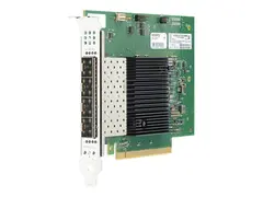 Intel E810-XXVDA4 - Nettverksadapter - PCIe 4.0 x16 25 Gigabit SFP28 x 4 - for ProLiant DL110 Gen10 Plus Front Cabled Telco