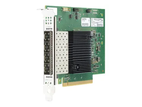 Intel E810-XXVDA4 - Nettverksadapter - PCIe 4.0 x16 25 Gigabit SFP28 x 4 - for ProLiant DL110 Gen10 Plus Front Cabled Telco