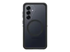 OtterBox Defender Series Pro XT - Baksidedeksel for mobiltelefon robust - polykarbonatlag, termoplastisk elastomer (TPE) - mørk side (klar / svart) - for Samsung Galaxy S26