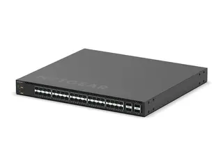 NETGEAR M4350 Series M4350-40F4C Switch - L3 - Styrt - 40 x 10 Gigabit SFP+ + 4 x 100 Gigabit QSFP28 (uplink) - front til bakside-luftflyt - rackmonterbar