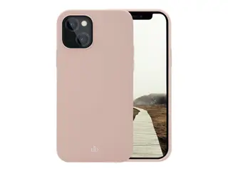 dbramante1928 Monaco - Baksidedeksel for mobiltelefon snappfeste - MagSafe-samsvar - 100 % resirkulert plast - rosa sand - for Apple iPhone 13