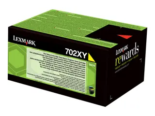 Lexmark 702XY - Ekstra høy ytelse - gul - original tonerpatron LCCP, LRP - for Lexmark CS510de, CS510dte