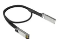 HPE Aruba - Direkte 50GBase-koblingskabel SFP56 (hann) til SFP56 (hann) - 65 cm - for HPE Aruba 6300F, 6300M