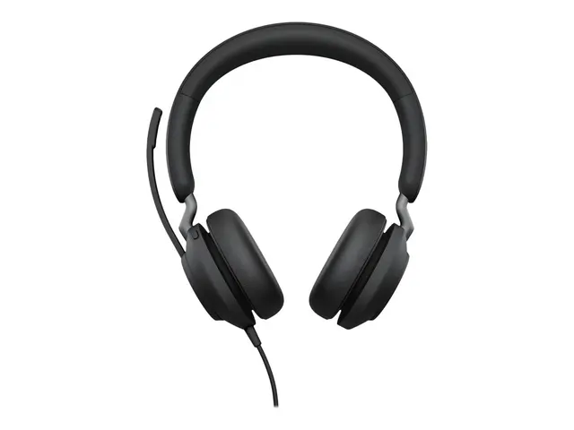 Jabra Evolve2 40 SE UC Stereo - Hodesett on-ear kablet USB-C lydis...