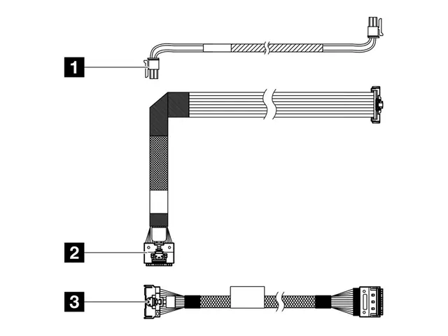 Lenovo - Lagerkabelsett for intern RAID-adapter