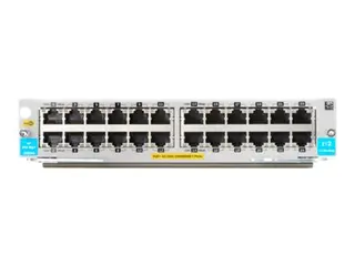 HPE - Utvidelsesmodul - Gigabit Ethernet (PoE+) x 24 for HPE Aruba 5406R, 5406R 16, 5406R 44, 5406R 8-port, 5406R zl2, 5412R, 5412R 92, 5412R zl2