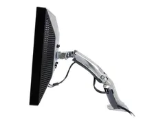 Ergotron MX - Monteringssett (leddarm, skrivebordsklemmemontering, kausemontering, sokkel, utvidelse) Konstant kraftteknologi - for LCD-skjerm - polert aluminium - skjermstørrelse: inntil 30"