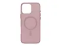 OtterBox Symmetry Series - Baksidedeksel for mobiltelefon MagSafe-samsvar - polykarbonatlag, termoplastisk elastomer (TPE) - revb&#230;r (rosa) - for Apple iPhone 16 Pro Max