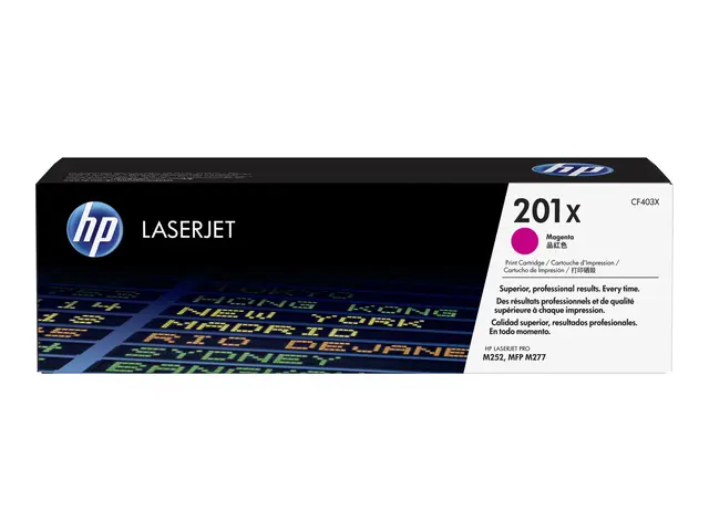 HP 201X - Høy ytelse magenta original LaserJet tonerpatron (CF403X...