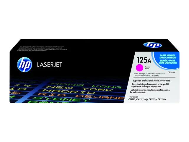 HP 125A - Magenta original LaserJet tonerpatron (CB543A) for Color...