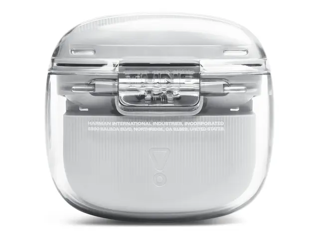 JBL TUNE Flex 2 - Ghost Edition - True wireless-hodetelefoner med mikrofon i øret - Bluetooth - aktiv støydemping - spøkelseshvit 