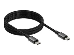 Vision Techconnect - USB-kabel - USB-C (hann) til USB-C (hann) USB 3.2 - 5 A - 1 m - magnetisk - svart