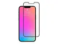 Screenor - Skjermbeskyttelse for mobiltelefon full deksel - glass - rammefarge svart - for Apple iPhone 13, 13 Pro, 14, 16e