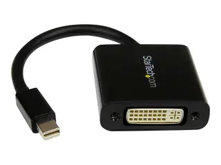 StarTech Mini DisplayPort to DVI Adapter 1920x1200 - 1080p - Dongle - Monitor Adapter - Mini DisplayPort Adapter - Mini DP to DVI (MDP2DVI3) - DVI-adapter - Mini DisplayPort (hann) til DVI-I (hunn) - 17 cm - svart