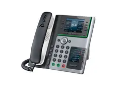HP Poly Edge E400 - VoIP-telefon med anrops-ID/samtale venter treveis anropskapasitet - SIP, SDP - svart