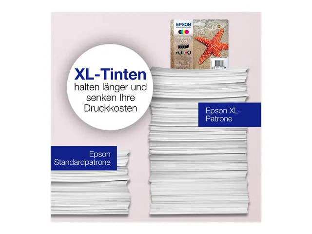 Epson 603 Multipack - 4-pack - svart, gul, cyan, magenta - origina...