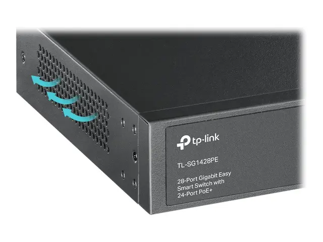 TP-Link TL-SG1428PE - Switch - smart - 24 x 10/100/1000 (PoE+) + 2...