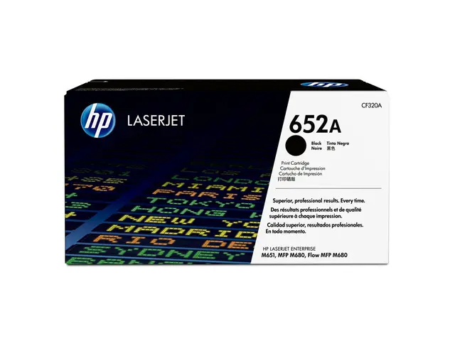 HP 652A - Svart - original - LaserJet - tonerpatron (CF320A) - for...