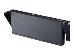 Startech 2U Vertical Wall Mount Patch Panel Bracket Steel Rack Mount Bracket w/Hardware for 19" Network, Server and Data Equipment (RK219WALLV) - Monteringsbrakett - veggmonterbar - svart - 2U - 19" - for P/N: SV831DUSBUK