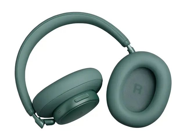 JBL LIVE 780NC - Hodetelefoner med mikrofon full størrelse - Bluetooth - trådløs, kablet - aktiv støydemping - 3,5 mm jakk - grønn 
