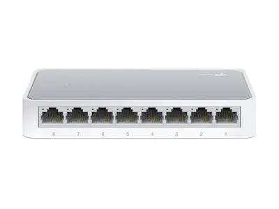 TP-Link TL-SF1008D 8-Port 10/100Mbps Desktop Switch - Switch - 8 x...