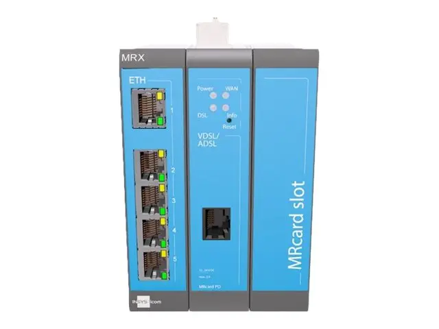INSYS icom MRX MRX3 DSL - Annex-B ruter DSL-modem 5-port svitsj DI...