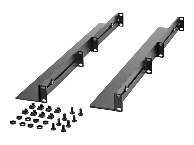 StarTech.com 1U 19 inch Server Rack Rails, 24-36 inch Adjustable D...