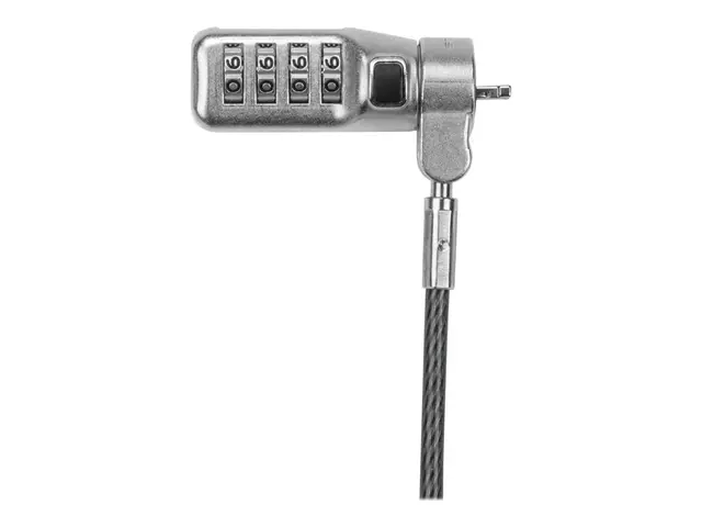 Targus Defcon Compact Combo Cable Lock - Sikkerhetskabellås - svar...