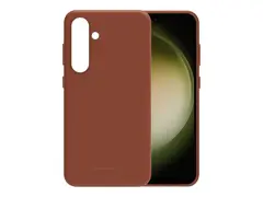 dbramante1928 Roskilde - Baksidedeksel for mobiltelefon l&#230;r - gyllenbrun - for Samsung Galaxy S24