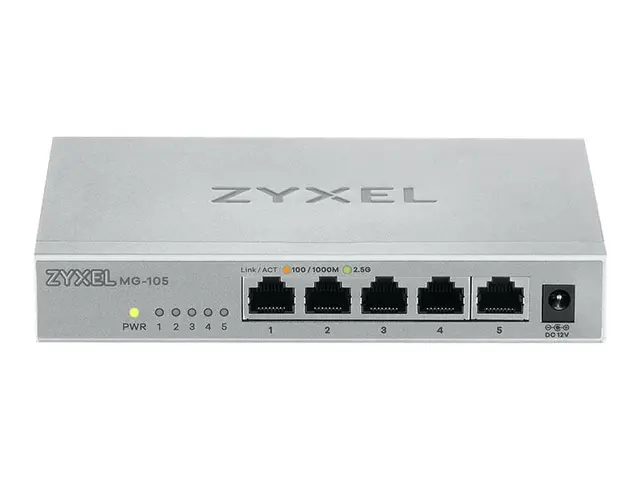 Zyxel MG-105 - Switch - ikke-styrt - 5 x 100/1000/2.5G Base-T - st...