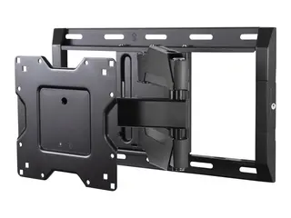 Ergotron Neo-Flex UHD - Monteringssett (veggmontering) lav profil - for flatpanel - utkragning - svart - skjermstørrelse: fra 37"