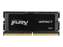 Kingston FURY Impact - DDR5 - sett - 64 GB: 2 x 32 GB SO DIMM 262-pin - 5600 MHz / PC5-44800 - CL40 - 1.1 V - ikke-bufret - on-die ECC