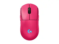 Logitech G PRO 2 - Mus - gaming - høyre- og venstrehåndet optisk - 8 knapper - trådløs, kablet - 2.4 GHz, USB - USB Logitech LIGHTSPEED-mottaker - rosa
