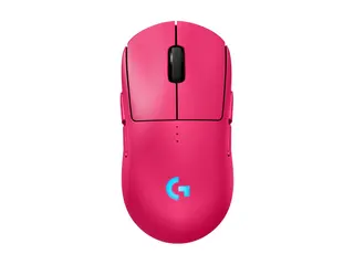 Logitech G PRO 2 - Mus - gaming - høyre- og venstrehåndet optisk - 8 knapper - trådløs, kablet - 2.4 GHz, USB - USB Logitech LIGHTSPEED-mottaker - rosa