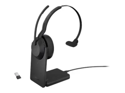 Jabra Evolve2 55 UC Mono - Hodesett on-ear Bluetooth trådløs aktiv...