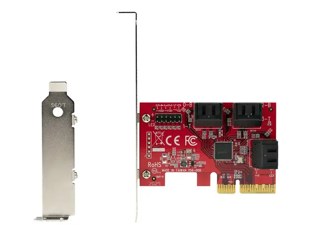StarTech.com SATA PCIe Card, 6 Port Expansion card, 6Gbps Low/Full...