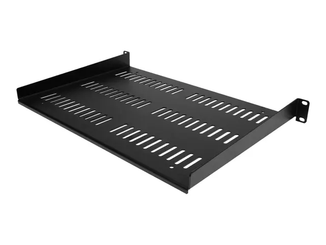 StarTech.com 1U Vented Server Rack Cabinet Shelf, 12in Deep Fixed ...