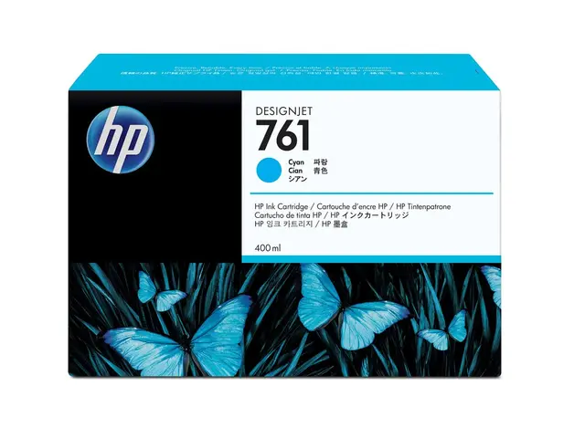 HP 761 - 400 ml cyan original DesignJet blekkpatron for T7100, T72...