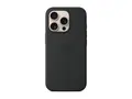 Apple - Baksidedeksel for mobiltelefon - MagSafe-samsvar silikon - svart - for iPhone 16 Pro