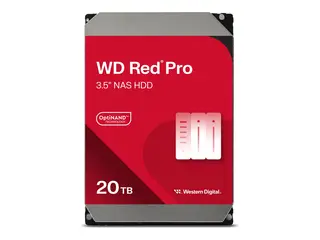 WD Red Pro WD201KFGX - Harddisk 20 TB - intern - 3.5&quot; - SATA 6Gb/s - 7200 rpm - buffer: 512 MB