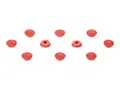 Lenovo - Trackpoint-hette - r&#248;d - (CRU) - Tier 1, FRU, OEM (en pakke 10) for ThinkPad L13 Yoga Gen 3; T14 Gen 3; X1 Carbon Gen 11; X1 Nano Gen 2; X1 Yoga Gen 8