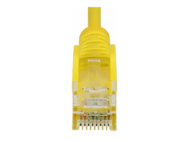 StarTech.com 2.5m Yellow Slim CAT6 Ethernet Cable, Snagless, 28AWG...